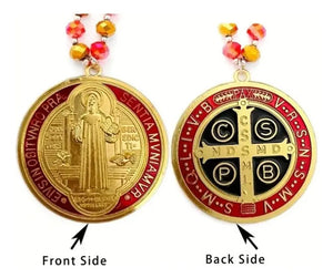 Medallón San Benito Para Gran Protección + Regalo Palo Santo Rojo