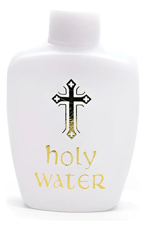 6 Pack Botellas De Agua Bendita Recargables 60ml Blanco