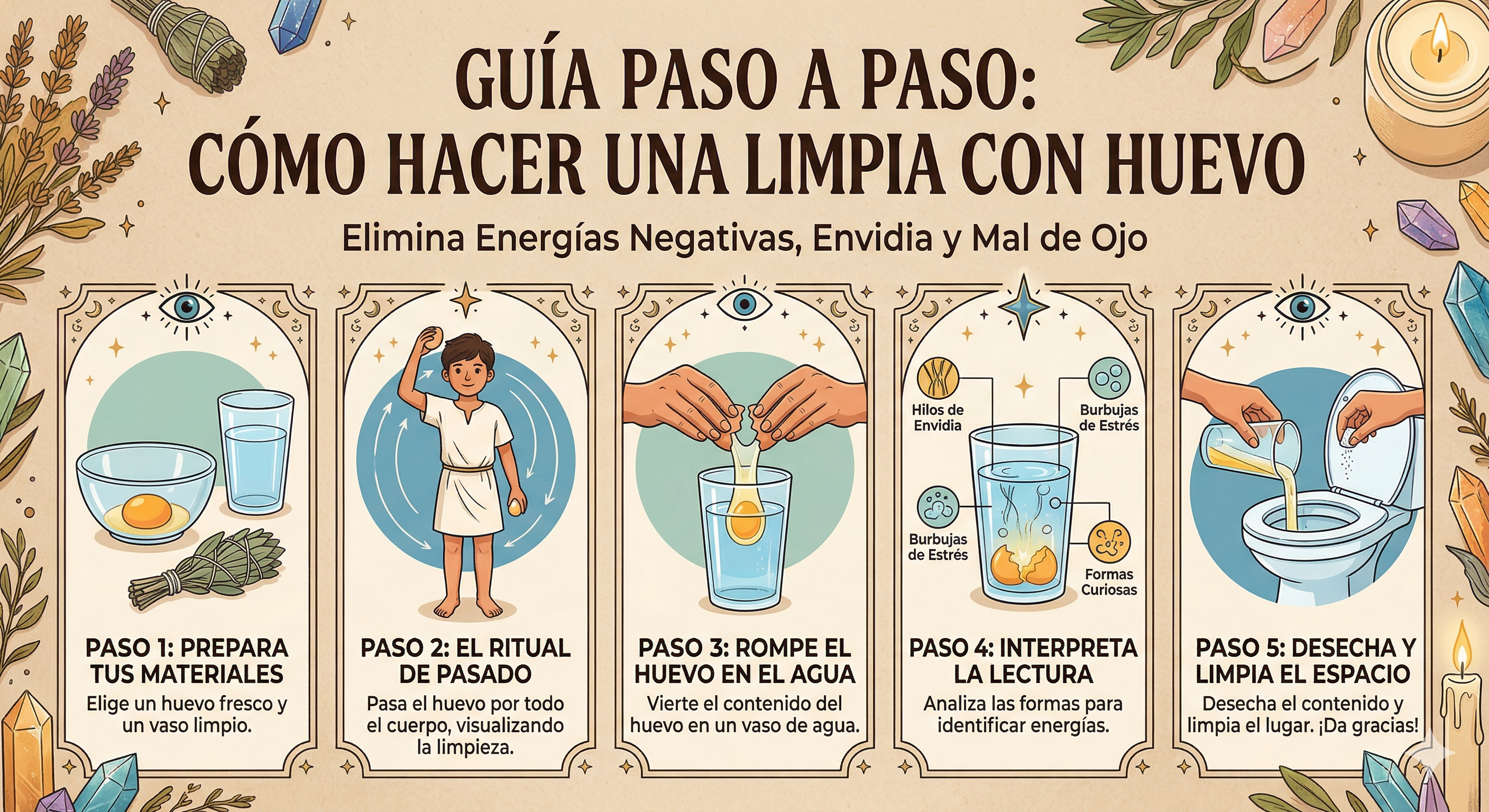 Cómo Hacer una Limpia con Huevo Paso a Paso