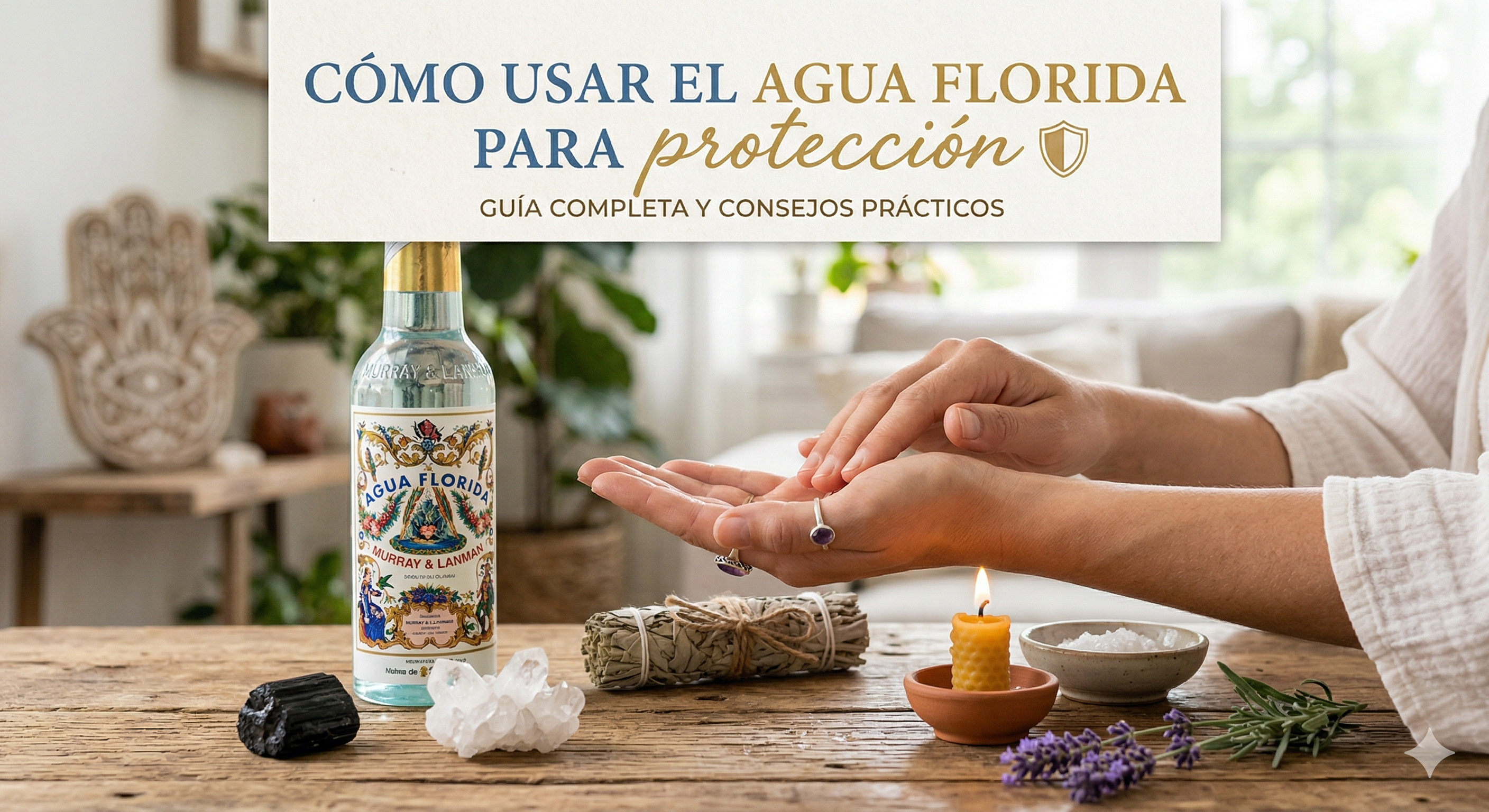 Cómo Usar el Agua Florida para Protección