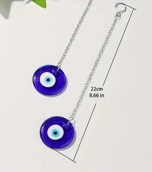 2 X 1 Colgantes De Ojo Turco Protección Espiritual Azul
