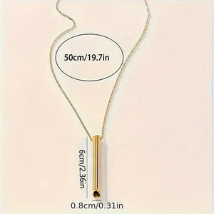Silbato + Collar Para Meditación Y Ansiedad  2 X 1 