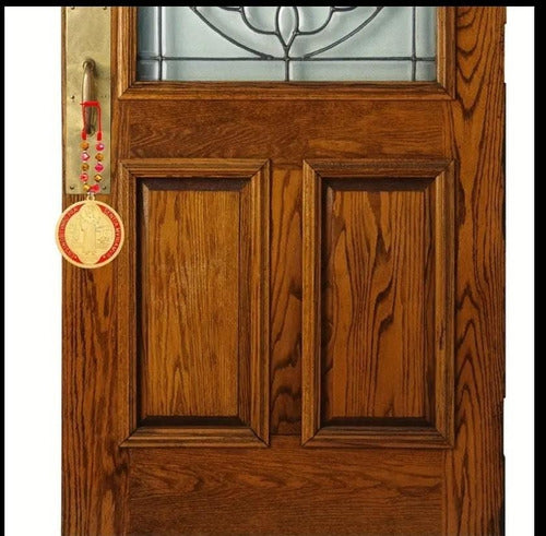 Medallón San Benito Para Gran Protección + Regalo Palo Santo Rojo