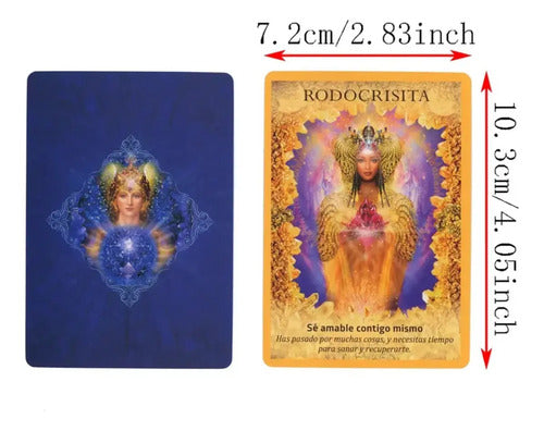 Cartas De Tarot Oráculo De Ángeles Y Cristales Tarot Felix Angeles Con Guía