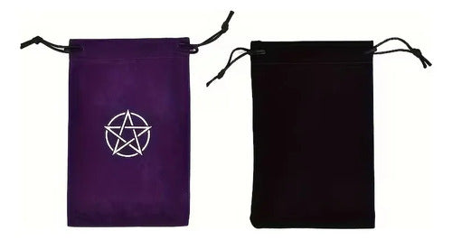 Bolsa De Terciopelo Protectora Para Tarot Y Péndulos
