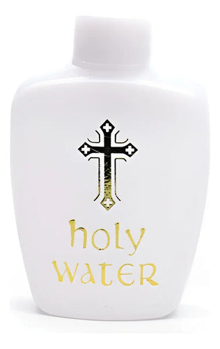6 Pack Botellas De Agua Bendita Recargables 60ml Blanco
