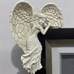 2 Angeles Para Marco De Puerta (derecho E Izquierdo)  Blanco