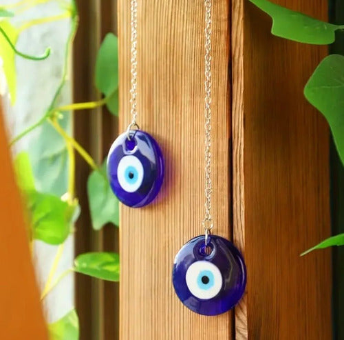 2 X 1 Colgantes De Ojo Turco Protección Espiritual Azul