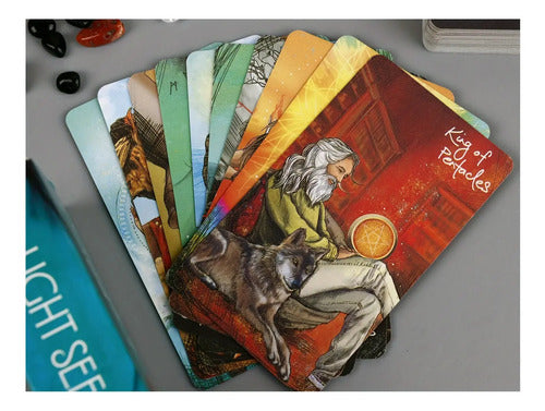 Cartas Del Tarot Vidente De La Luz (tamaño Estándar 12 X 7)