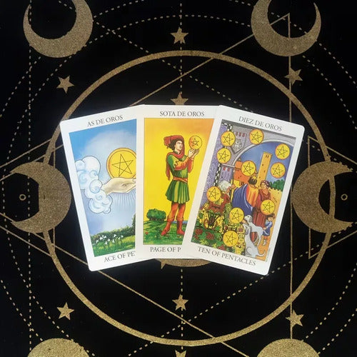 Tarot Clásico Rider Waite Bilingüe + Palo Santo De Regalo