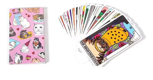 Mazo Tarot Cat Meme - 22 Arcanos Mayores (solo Gatos)