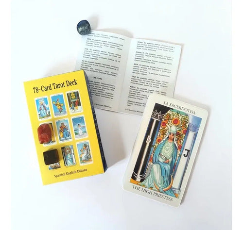 Tarot Clásico Rider Waite Bilingüe + Palo Santo De Regalo