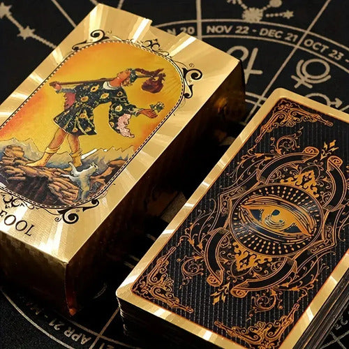 Tarot Lamina Dorada (gold Foil) En Ingles + Regalo