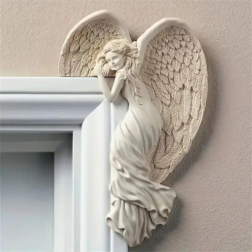2 Angeles Para Marco De Puerta (derecho E Izquierdo)  Blanco