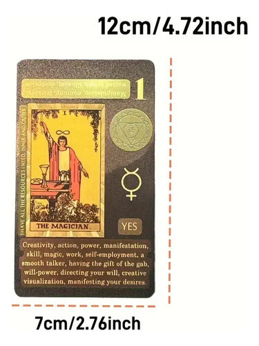 Tarot Lamina Dorada (gold Foil) En Ingles + Regalo